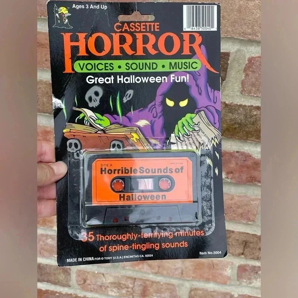 Vintage Halloween Horror Cassette NEW